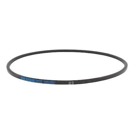 D&D AA72 Double-Sided V-Belt, 75 2/5 in Outside Length, 1/2 in Top Width, .406 in Thickness, 1 Ribs AA72